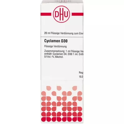 CYCLAMEN D 30 Seyreltme, 20 ml