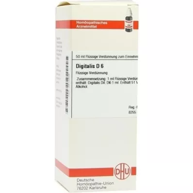 DIGITALIS D 6 Seyreltme, 50 ml DIGITALIS D 6 Seyreltme, 50 ml