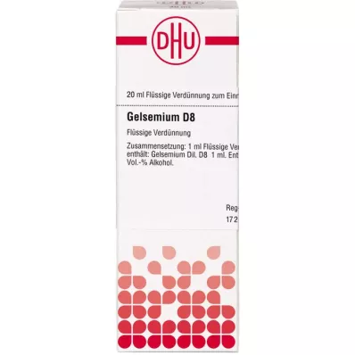 GELSEMIUM D 8 Seyreltme, 20 ml GELSEMIUM D 8 Seyreltme, 20 ml