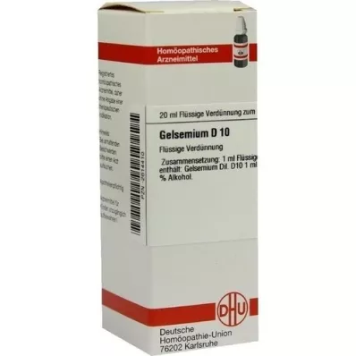 GELSEMIUM D 10 seyreltme, 20 ml GELSEMIUM D 10 seyreltme, 20 ml