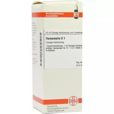 HAMAMELIS D 1 seyreltme, 50 ml HAMAMELIS D 1 seyreltme, 50 ml