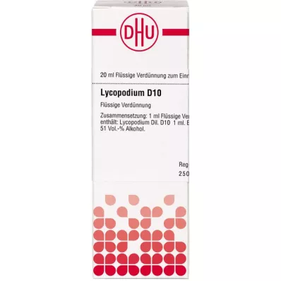 LYCOPODIUM D 10 Seyreltme, 20 ml LYCOPODIUM D 10 Seyreltme, 20 ml
