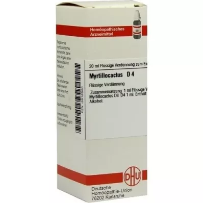 MYRTILLOCACTUS D 4 seyreltme, 20 ml