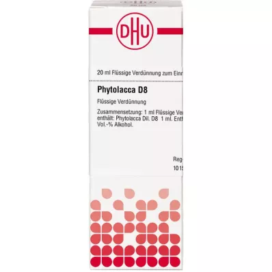 PHYTOLACCA D 8 Seyreltme, 20 ml