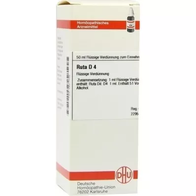 RUTA D 4 seyreltme, 50 ml
