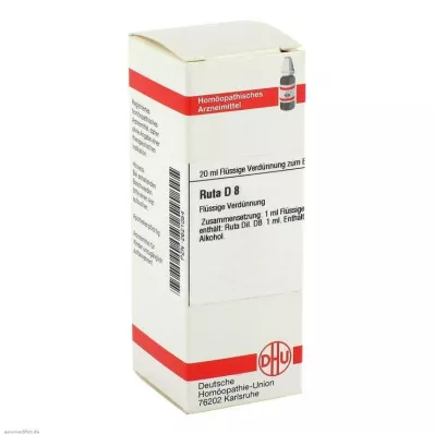 RUTA D 8 Seyreltme, 20 ml RUTA D 8 Seyreltme, 20 ml