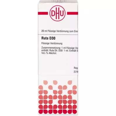 RUTA D 30 Seyreltme, 20 ml RUTA D 30 Seyreltme, 20 ml