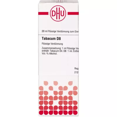 TABACUM D 8 Seyreltme, 20 ml TABACUM D 8 Seyreltme, 20 ml