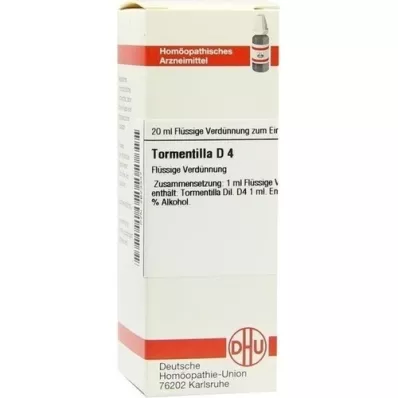 TORMENTILLA D 4 seyreltme, 20 ml TORMENTILLA D 4 seyreltme, 20 ml
