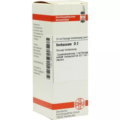 VERBASCUM D 2 Seyreltme, 20 ml VERBASCUM D 2 Seyreltme, 20 ml
