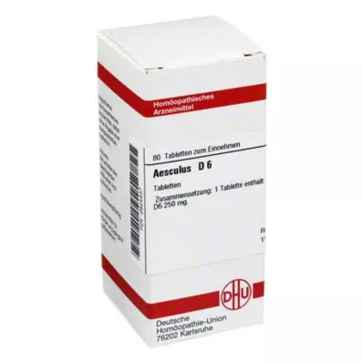 AESCULUS D 6 tablet, 80 adet AESCULUS D 6 tablet, 80 adet