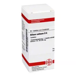 ALLIUM SATIVUM D 6 tablet, 80 adet