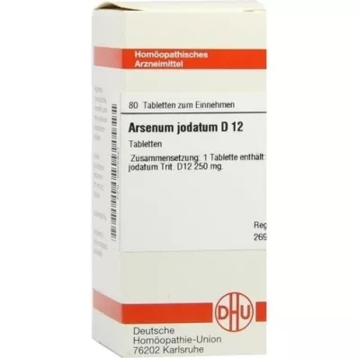 ARSENUM JODATUM D 12 tablet, 80 adet ARSENUM JODATUM D 12 tablet, 80 adet