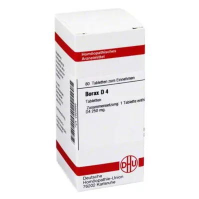 BORAX D 4 tablet, 80 adet BORAX D 4 tablet, 80 adet