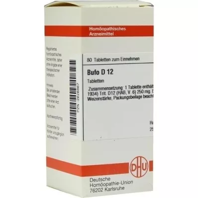 BUFO D 12 tablet, 80 adet