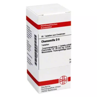 CHAMOMILLA D 6 tablet, 80 adet CHAMOMILLA D 6 tablet, 80 adet