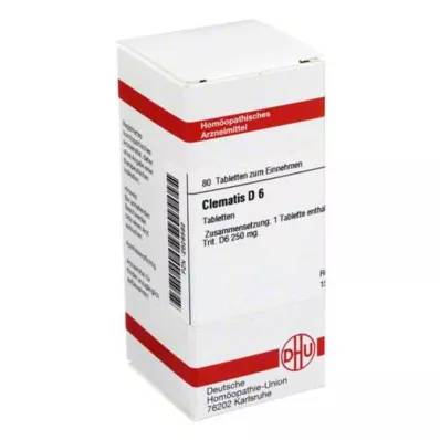CLEMATIS D 6 tablet, 80 adet CLEMATIS D 6 tablet, 80 adet