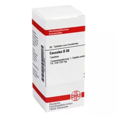 COCCULUS D 30 tablet, 80 adet COCCULUS D 30 tablet, 80 adet