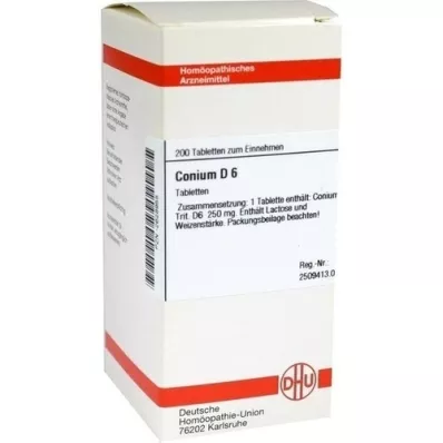 CONIUM D 6 tablet, 200 adet CONIUM D 6 tablet, 200 adet