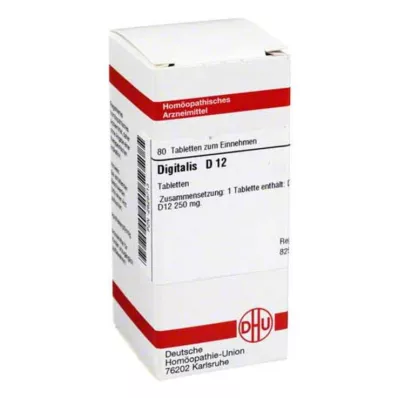 DIGITALIS D 12 tablet, 80 adet DIGITALIS D 12 tablet, 80 adet