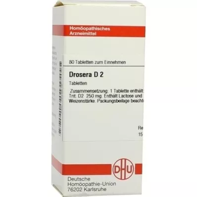 DROSERA D 2 tablet, 80 adet DROSERA D 2 tablet, 80 adet