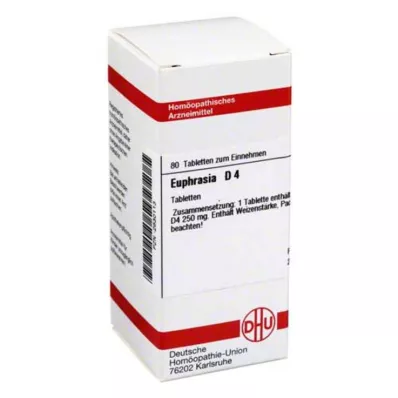 EUPHRASIA D 4 tablet, 80 adet EUPHRASIA D 4 tablet, 80 adet