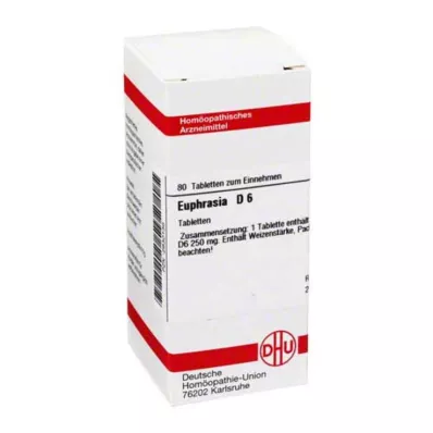 EUPHRASIA D 6 tablet, 80 adet EUPHRASIA D 6 tablet, 80 adet