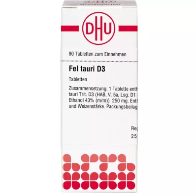 FEL TAURI D 3 tablet, 80 adet FEL TAURI D 3 tablet, 80 adet