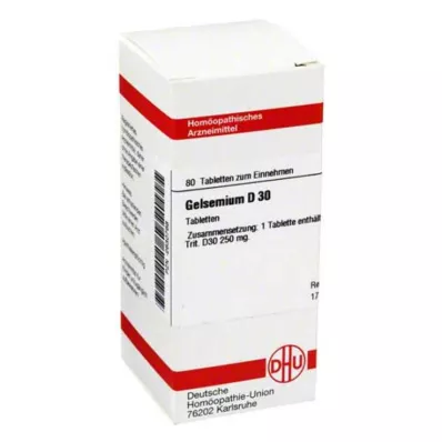 GELSEMIUM D 30 tablet, 80 adet