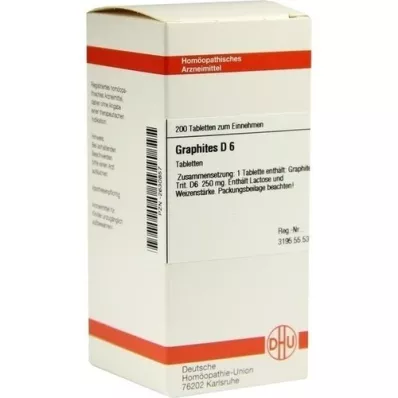 GRAPHITES D 6 tablet, 200 adet GRAPHITES D 6 tablet, 200 adet