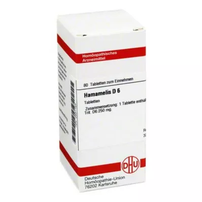 HAMAMELIS D 6 tablet, 80 adet HAMAMELIS D 6 tablet, 80 adet