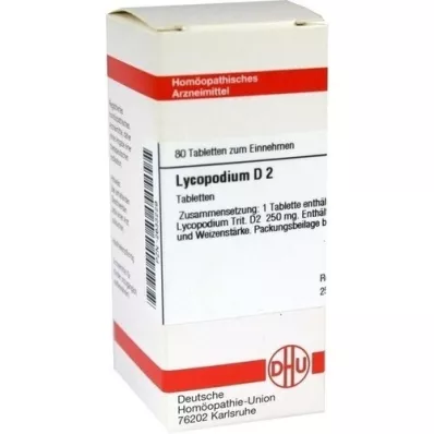 LYCOPODIUM D 2 tablet, 80 adet LYCOPODIUM D 2 tablet, 80 adet