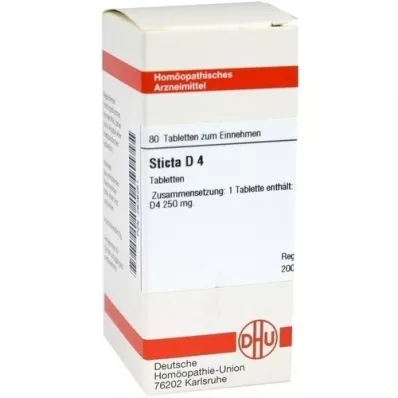 STICTA D 4 tablet, 80 adet STICTA D 4 tablet, 80 adet