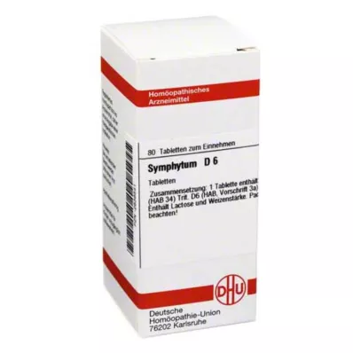 SYMPHYTUM D 6 tablet, 80 adet