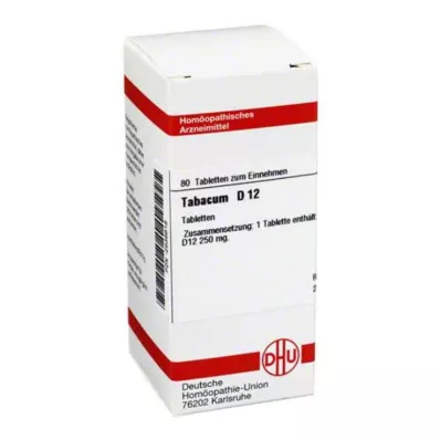 TABACUM D 12 tablet, 80 adet TABACUM D 12 tablet, 80 adet
