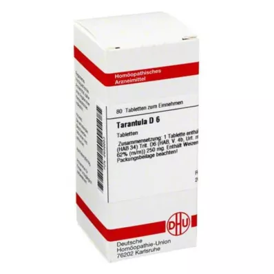 TARANTULA D 6 tablet, 80 adet TARANTULA D 6 tablet, 80 adet