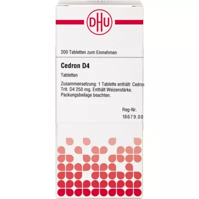 CEDRON D 4 tablet, 200 adet CEDRON D 4 tablet, 200 adet