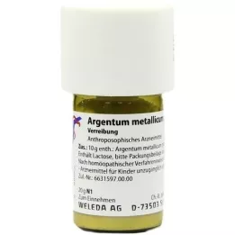 ARGENTUM METALLICUM praeparatum D 20 Toz haline getirme, 20 g