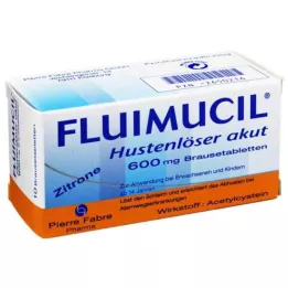 FLUIMUCIL Öksürük Balgam Söktürücü Akut 600 Efervesan Tablet, 10 adet