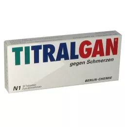 TITRALGAN Ağrı kesici tabletler, 10 adet