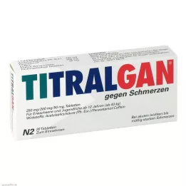 TITRALGAN Ağrı kesici tablet, 20 adet