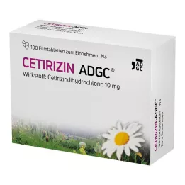 CETIRIZIN ADGC Film kaplı tabletler, 100 adet