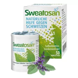 SWEATOSAN kaplamalı tabletler, 50 adet