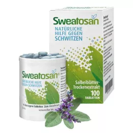 SWEATOSAN kaplamalı tabletler, 100 adet