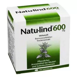 NATULIND 600 mg kaplamalı tabletler, 100 adet