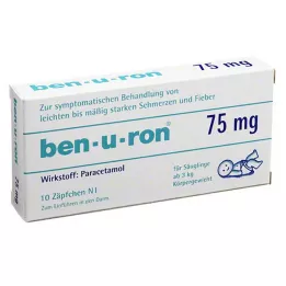 BEN-U-RON 75 mg fitil, 10 adet