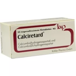 CALCIRETARD mide-dayanıklı drajeler, 50 adet