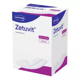 ZETUVIT Emici kompresler steril 10x10 cm, 25 adet