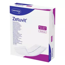 ZETUVIT Emici kompresler steril 20x20 cm, 15 adet