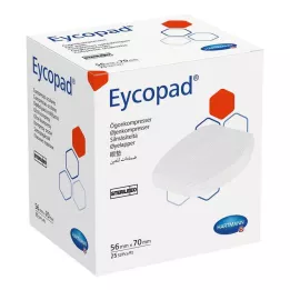 EYCOPAD Göz kompresleri 56x70 mm steril, 25 adet
